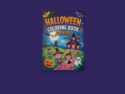 🎃 Halloween Coloring Book for Kids – Printable PDF